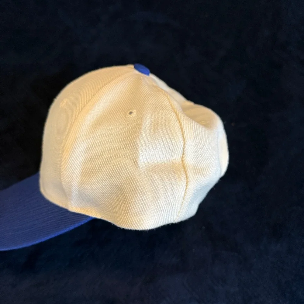 Vintage Ole Miss Rebels Hat Captivating Headgear Snapback Blue Cream Colonel Reb